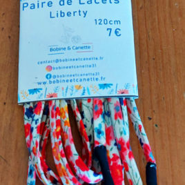 Les Lacets Liberty Bobine & Canette sont des lacets fun qui mettent du pep’s à vos chaussures !